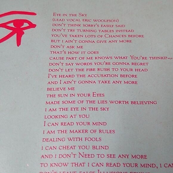 The Alan Parsons Project Vinyl Record - Picture 12 of 12